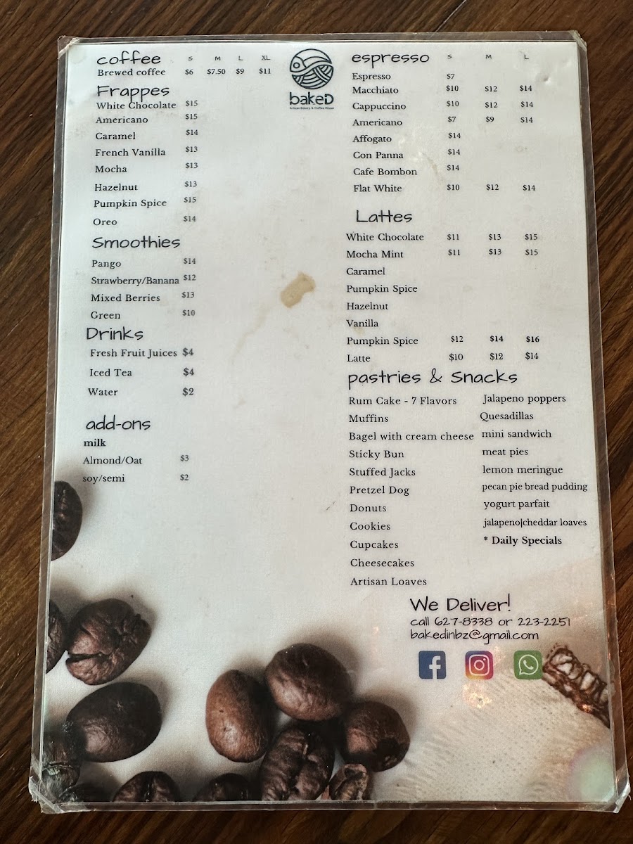 Menu Baked - Coffee House-7